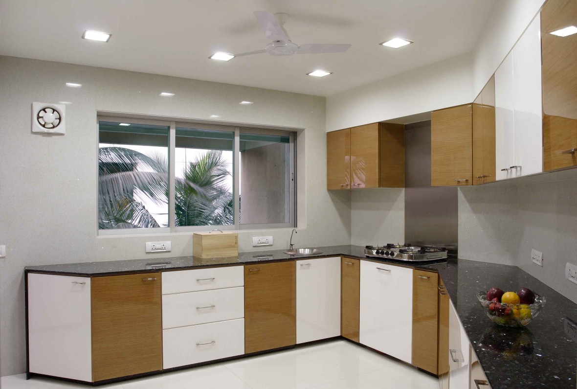 dapur sederhana besar tapi dengan hiasan dalaman berkonsepkan moden menjadikan ruang lebih menarik