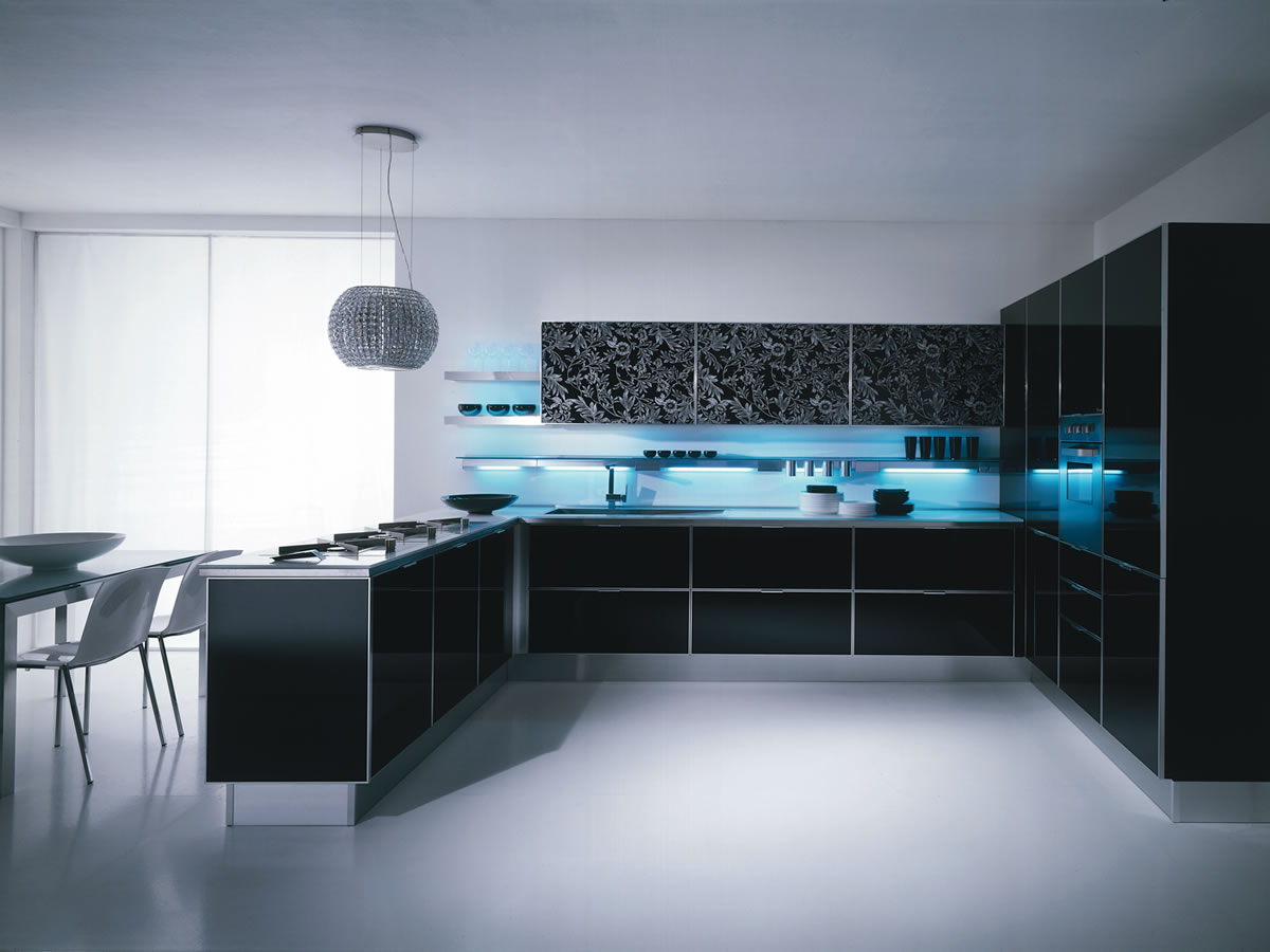 gambar dapur moden terkini yang menarik menjadikan ruang nampak elegant