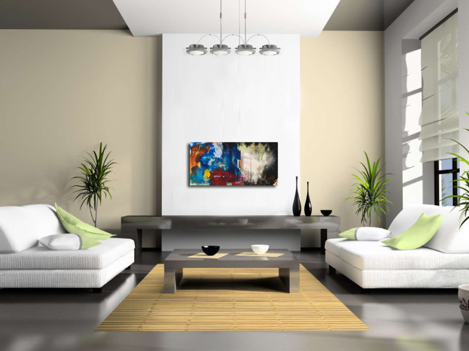 Dekorasi ruang tamu minimalis terbaru dengan susun atur perabot yang lengkap