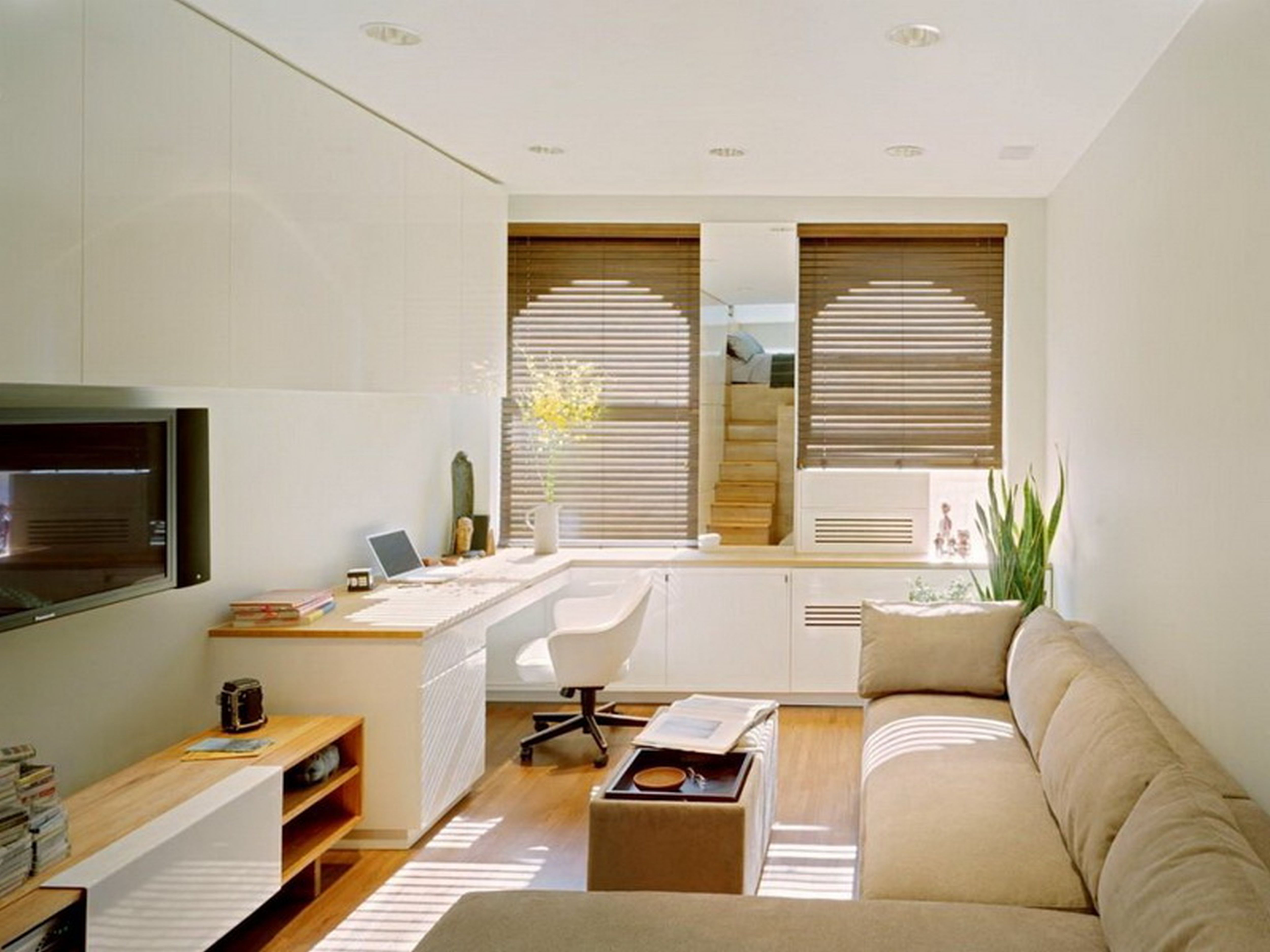Dekorasi simple untuk ruang tamu minimalis rumah apartment