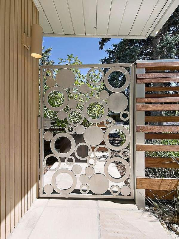 Design pintu pagar sisi rumah moden dan terkini