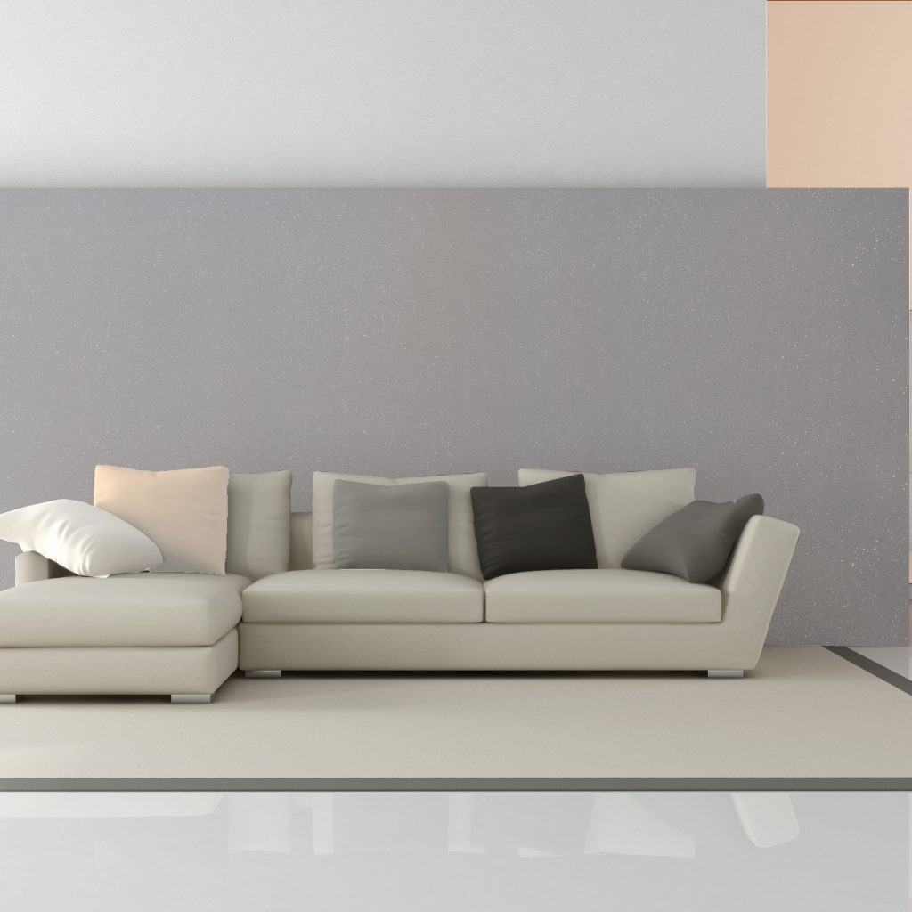 Idea hiasan dalaman ruang tamu minimalis yang super cool dengan set sofa warna pastel