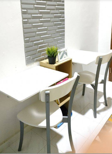 DIY Meja Lipat Yang Jimat Ruang Dengan Bajet RM 17 30 