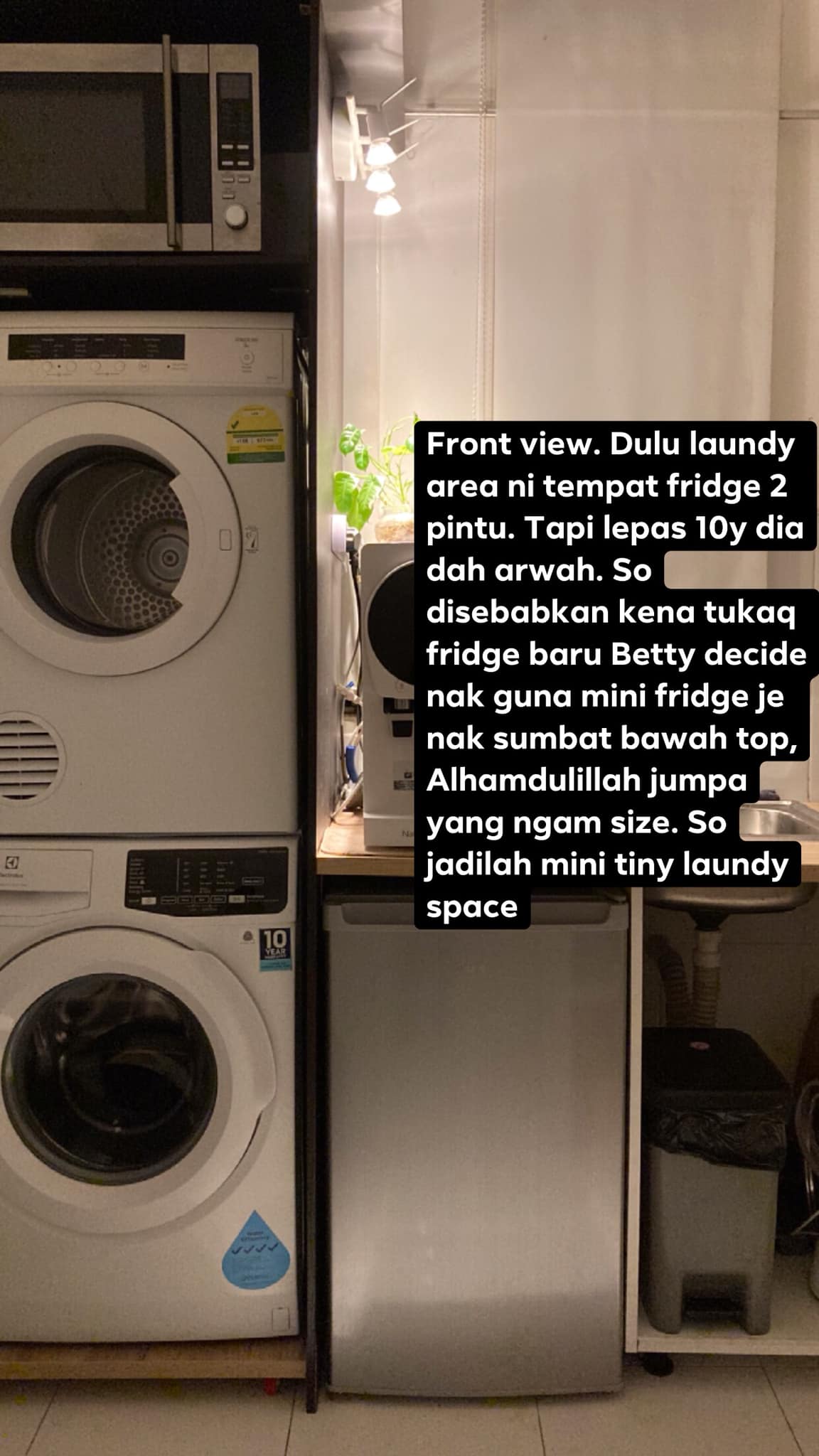 Idea Deko Ruang Dapur Kecil Bajet Rendah Dengan Ruang Laundry