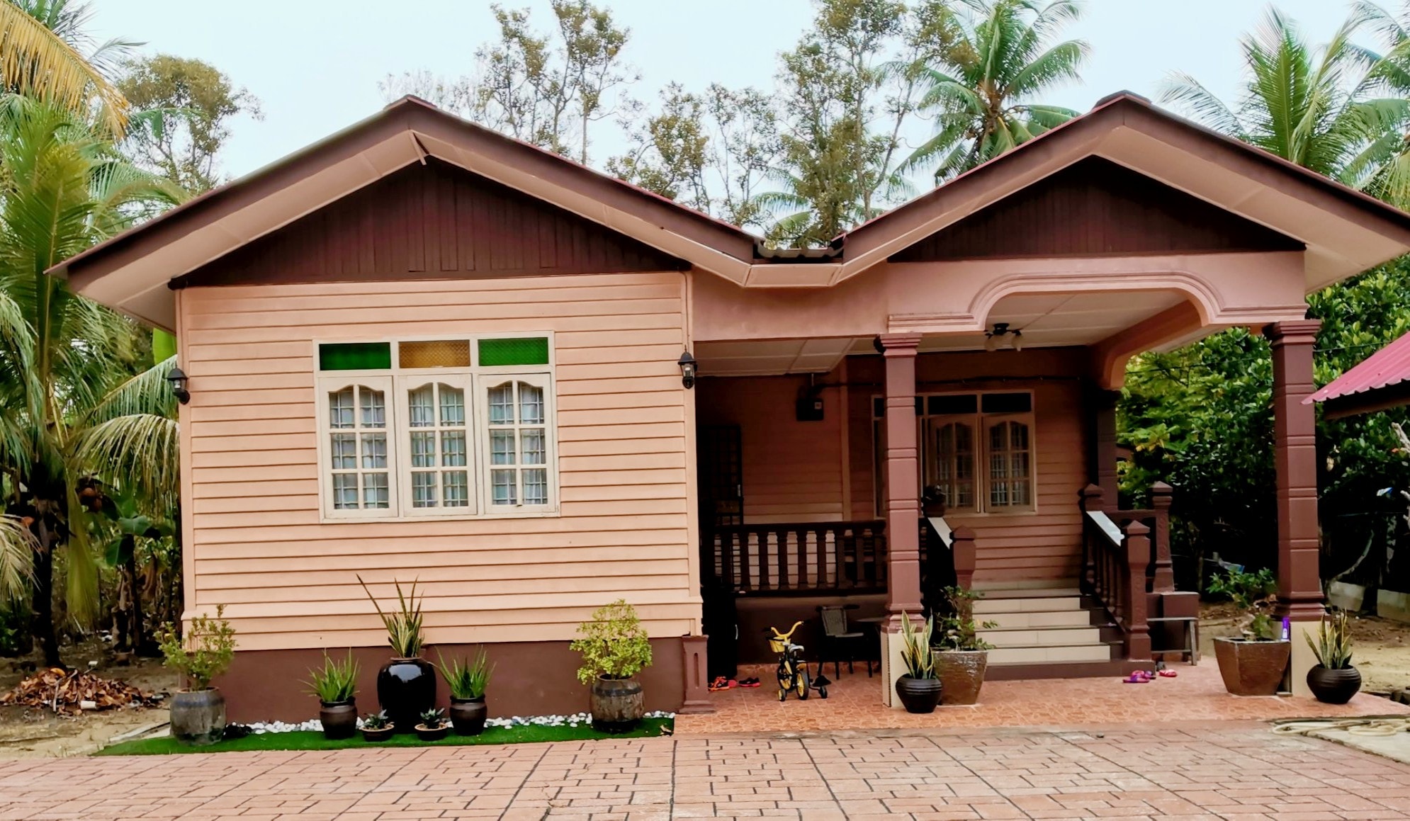  Cat  Rumah  Kayu  Kampung Info terbaru 47 warna  cat  yang 
