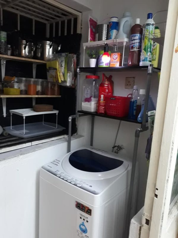 Projek DIY Rak Barang Laundry Dari Paip PVC Dengan Kos Dalam RM 40 Je