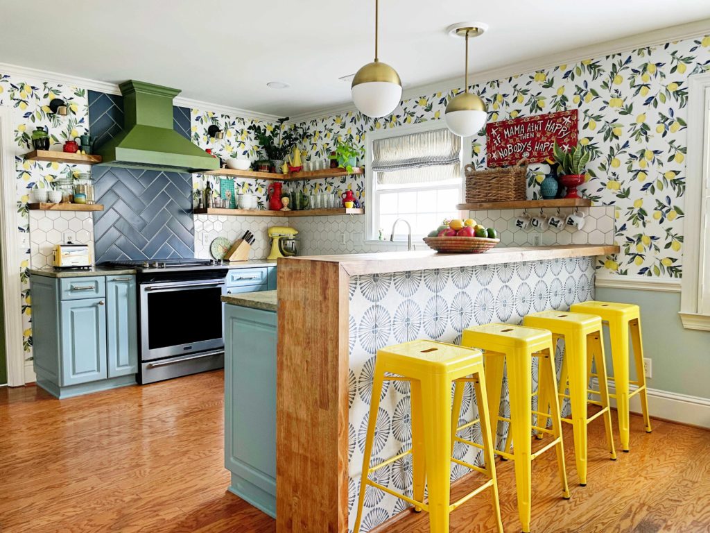 deko dapur warna-warni
