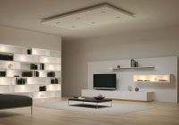 Dekorasi ruang tamu rumah minimalis moden mewah dengan lampu hiasan menarik