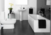 Design bilik air kecil terbaik dengan tema putih kontemporari