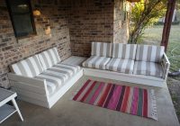 Diy pallet sofa set putih untuk perabot luar rumah