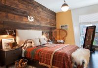 Hiasan bilik tidur moden yang digabung dengan gaya kampung