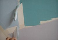 Idea menarik diy wallpaper menggunakan cat warna warni