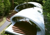 Rekabentuk Shell House oleh Artechnic di Hutan Karuizawa Jepun (7)