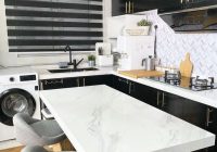 deko dapur hitam putih