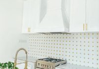 deko dapur putih gold