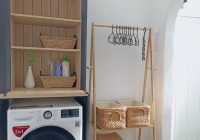 deko ruang laundry klasik moden