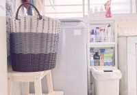 deko ruang laundry putih