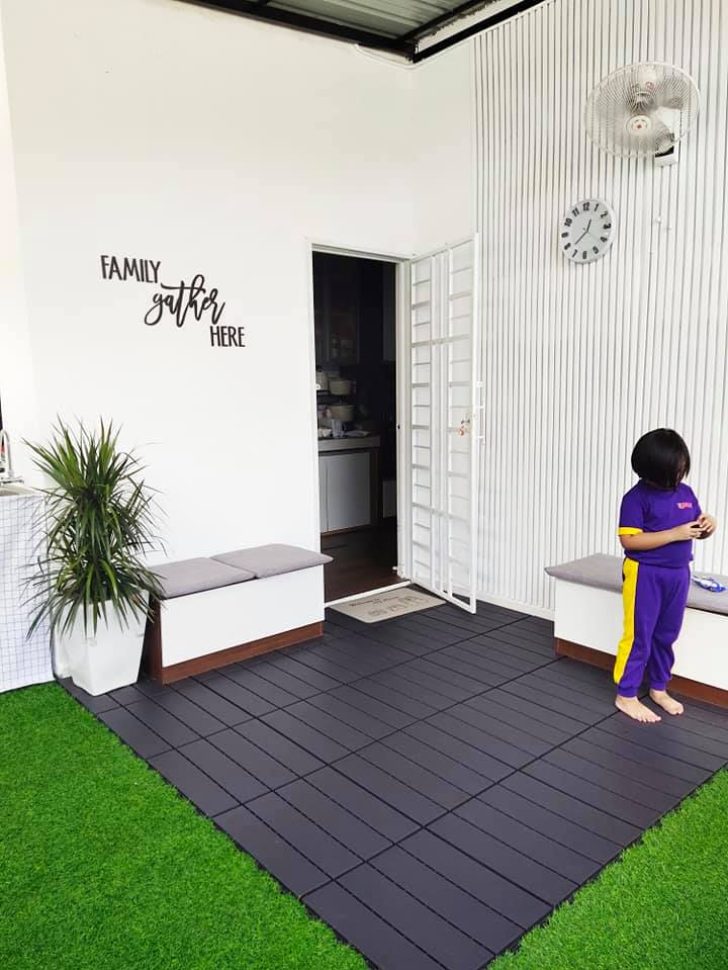 Permalink to DIY Shera Plank, Ini Hasil Ubahsuai Laman Belakang Rumah Jadi Tempat Santai