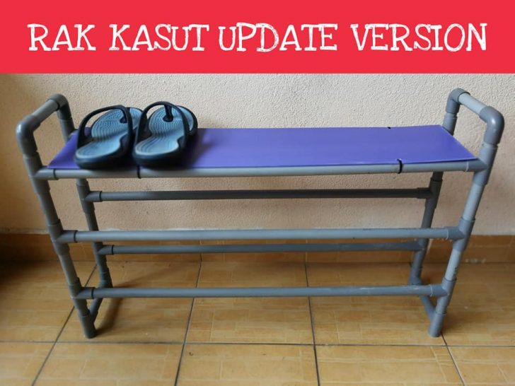 Permalink to (Update Version) DIY Pelapik Rak Kasut Dari Paip PVC. Mudah Sangat!