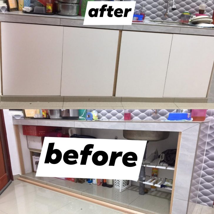 Permalink to Projek DIY Kabinet Dapur Dengan Bajet Tak Sampai RM 230!
