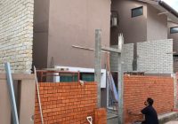 proses bina tembok bata merah (3)