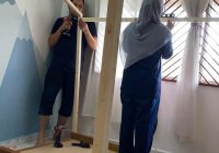 proses diy rumah katil kayu (2)