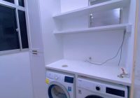ruang laundry putih
