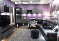 ruang tamu black purple