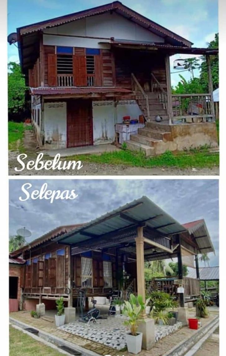Permalink to Suami Isteri Ini Renovasi & Dekorasi Sendiri Rumah Pusaka Ibu Ayah Di Kampung
