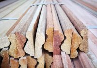 Kayu meranti wood skirting